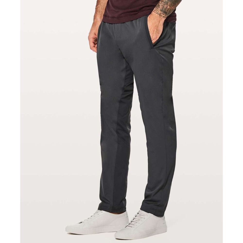 Men's Lululemon Great Wall Track Pant, Size S, Lined, Grey / Melanite